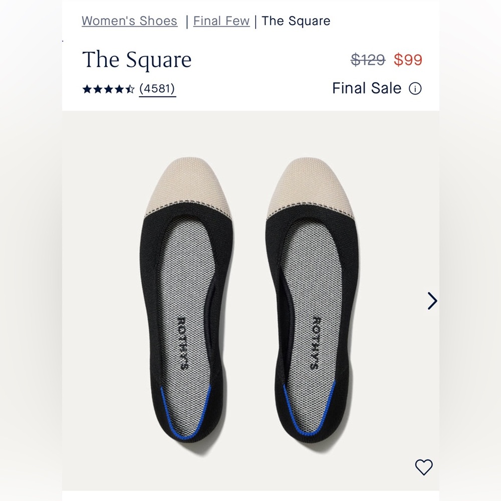 Rothy Size 7.5 like new condition